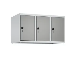 opzetkast,v. locker,3vak.,vak B 300mm,HxBxD 500x900x500mm,draaigrendel - 2