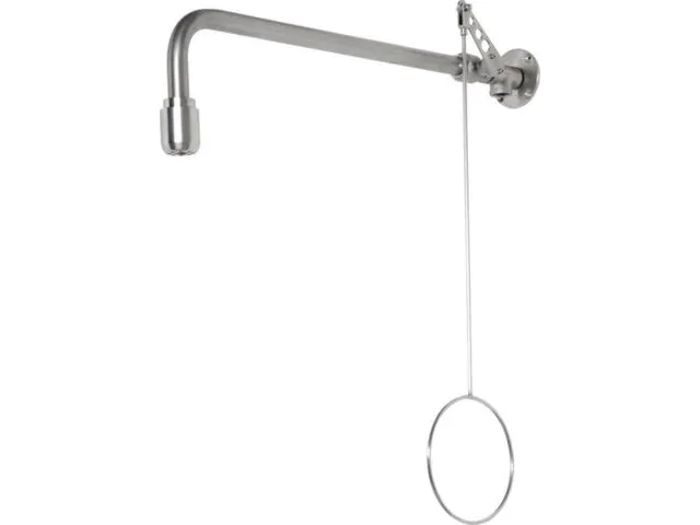 plensdouche,m. debietmeter,50l/min,aansluiting 3/4 inch binnen,RVS