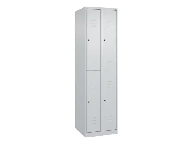 dubbeldekse locker,HxBxD 1850x500x500mm,2x2vak.,vak B 250mm