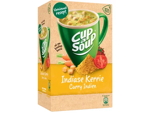 Cup-a-Soup Indiase Kerrie Doos 21 Stuks