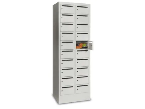 Postsorteerkast 1850x630 500mm 2x10 Vakken Vak B 300mm Met Postsleuf