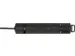 Stekkerdoos Brennenstuhl Comfort Plus 4vdg incl platte stekker 2m zw