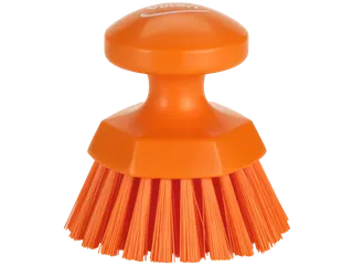 Vikan Hygiene ronde werkborstel harde vezels Ø110mm oranje - 1