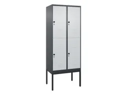 dubbeldekse locker,HxBxD 2120x800x500mm,2x2vak.,vak B 400mm