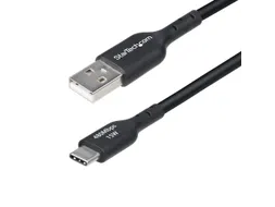 StarTech.com 3m USB-A naar USB-C Laadkabel Zwart