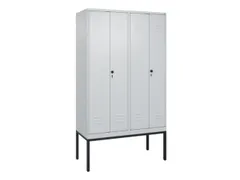 locker voor scheiding van kleding,HxBxD 2120x1200x500mm,4vak