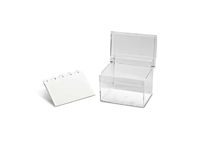 Kaartenbak Maul met index DIN A6 acryl