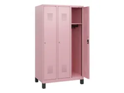 schoollocker,HxBxD 1630x900x500mm,3vak,vak B 300mm,cil.-slot,voeten