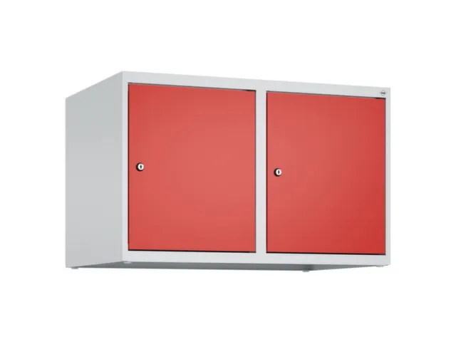 opzetkast,v. locker,2vak.,vak B 400mm,HxBxD 500x800x500mm,cilinderslot