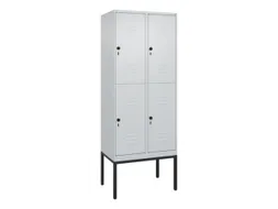 dubbeldekse locker,HxBxD 2120x800x500mm,2x2vak.,vak B 400mm