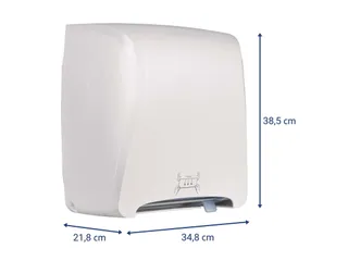 Handdoekdispenser papieren rol MAULcare Autocut Wit - 2