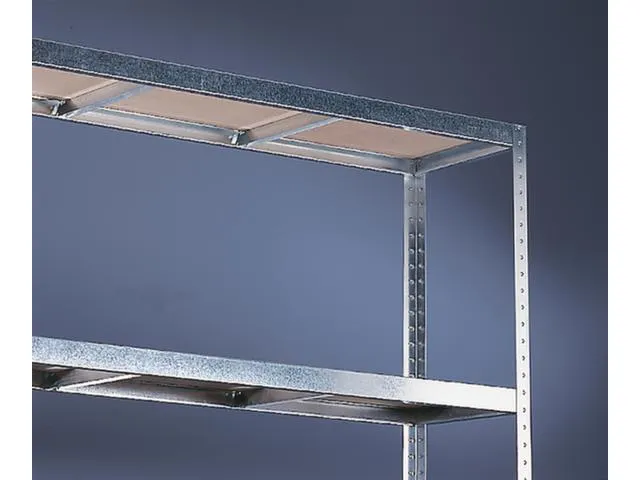 Breedvakstelling 2470x2000x600mm Vaklast 500kg 4 Houten Legborden