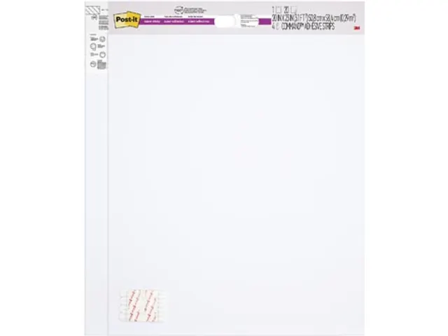 Post-it Wall/table Pad, ft 58,4 x 50,8 cm, pak van 2 x 20 vel
