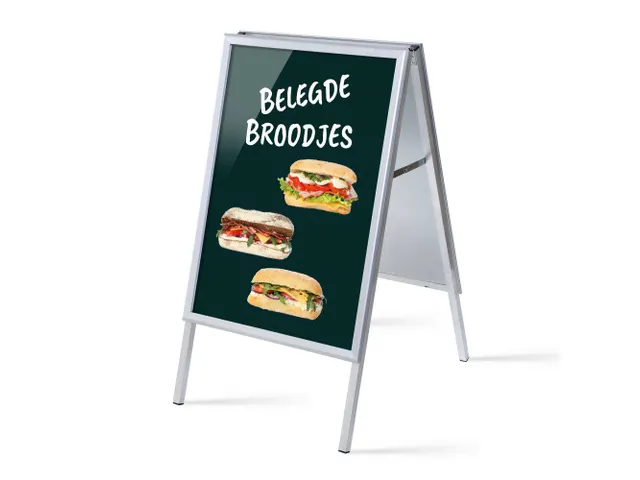 Stoepbord A1 complete set met print "Belegde Broodjes"