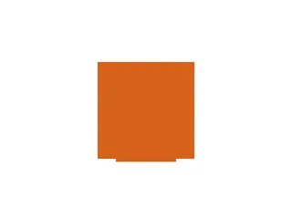 Whiteboard Rocada Skincolour 100x100cm oranje gelakt - 2