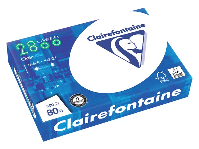 Kopieerpapier Clairfontaine A4 80 Gram Halve Pallet