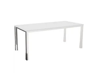 In hoogte verstelbaar bureau,HxBxD 720-840x1800x800mm,Bl-wit - 1