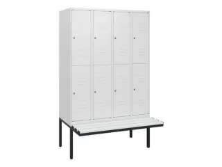 Dubbeldekse dekenkist,HxBxD 1950x1200x815mm,4x2vak.,vak B 300mm - 1