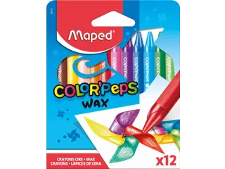 Waskrijt Maped Color'Peps Wax set á 12 kleuren - 2