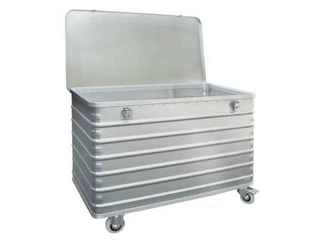 Bakwagens Aluminium Deksel En Cilinderslot 250kg 870x1280x680mm