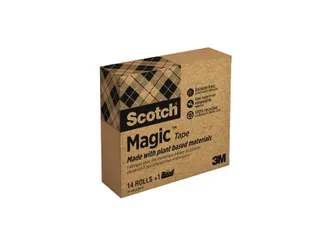 Plakband Scotch Magic 810 19mmx33m transparant 14 rollen + houder - 7