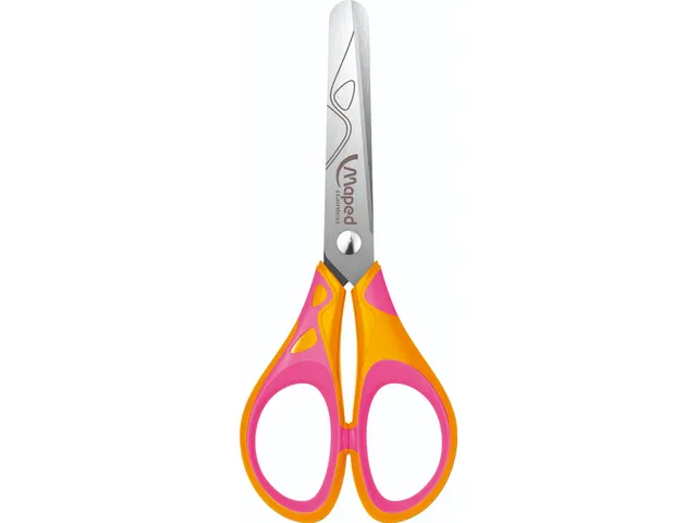 Kinderschaar Maped Pulse Soft Neon 13cm assorti op blister