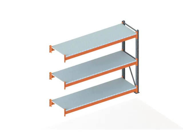 Breedvakstelling Aanbouwveld Hxbxd 2200x2785x800mm 3 Stalen Legborden