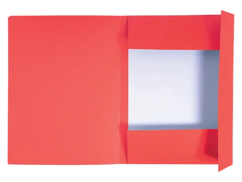 Dossiermap Exacompta Forever A4 3 kleppen 280gr rood