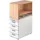 containeropzet,HxBxD 530x428x800mm,m. 3kunstst. inzetelementen DIN A4