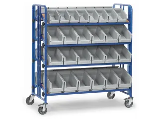 Bakkenwagen 2892 300kg 4 Etages Ral5007 - 1