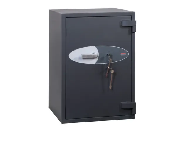 kluis,HxBxD 850x580x545mm,1niveaus,romp RAL7024,front RAL7024