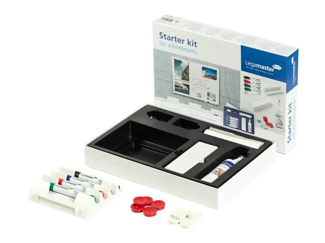 Kit de démarrage tableau blanc Legamaster 27 pièces
