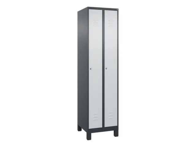locker,HxBxD 1950x500x500mm,2vak,vak B 250mm,cil.-slot,voeten