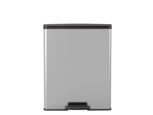 Pedaalemmer Decobin 65 Liter Zilver Zwart