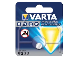 Batterij VARTA knoopcel 1x V377 horloge - 2