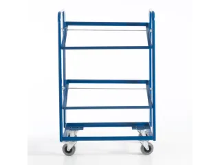 Bijzetwagen Euronorm Bakken 825x610mm 200kg 3 Etages Open Frame - 1
