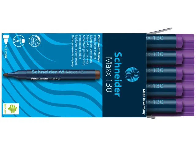 Marqueur Schneider Maxx 130 permanent violet, pointe ronde