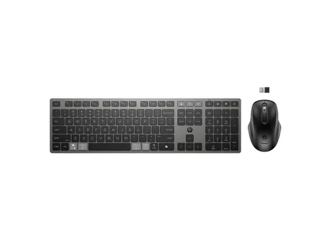 725 Multi-Device Rechargeable Wireless Keyboard and Mouse Combo
