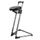 Esd Stahulp Zwart PU H 600-850mm Glijders 15° Frame Rvs
