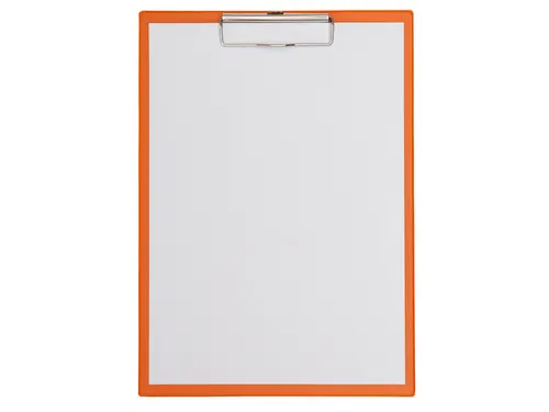 Klembord MAUL A4 staand PVC neon oranje