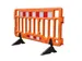 dranghek,HxBxD 1000x2000x445mm,kunststof,oranje