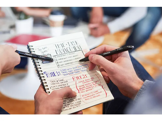 Gelschrijver Sharpie S-Gel Medium punt 0.7mm Blister 3 kleuren