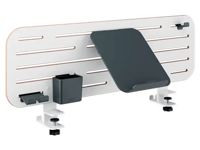 Leitz 65490000 Ergo bureau ophangbord | met laptophouder | 80 x 25 cm | wit