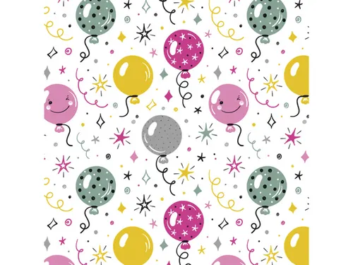Cadeaupapier Kangaro kind dessins assorti, 70 x 200 cm