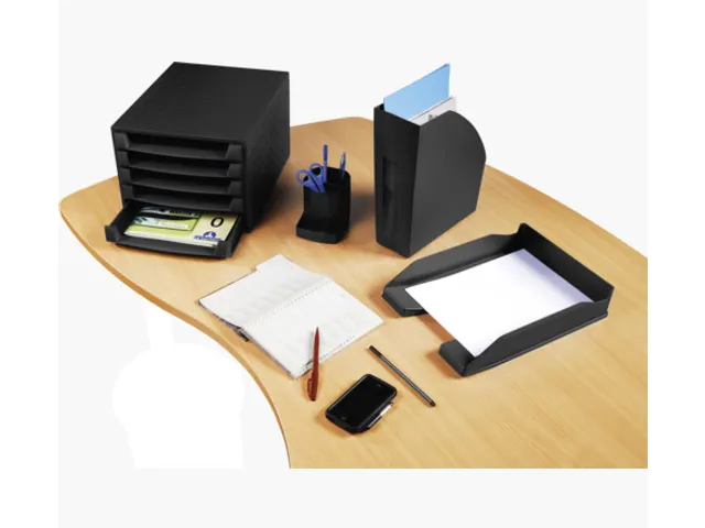 Pennenkoker Exacompta Mini Octo Ecoblack zwart