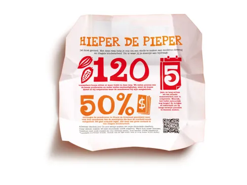 Chocolade Tony's Chocolonely 180gr melk zeezout Hieper de Piepert