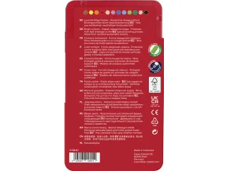 Kleurpotlood Faber-Castell Castle zeskantig metalen etui met 12 stuks - 2