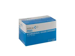 Hydrofiel gaaskompres Hekapres 10x10 steriel