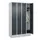locker,HxBxD 1950x1200x500mm,4vak,vak B 300mm,draaigrendel,sokkel