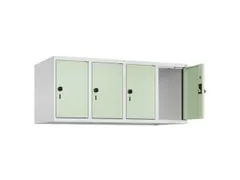 opzetkast,v. locker,4vak.,vak B 300mm,HxBxD 500x1200x500mm